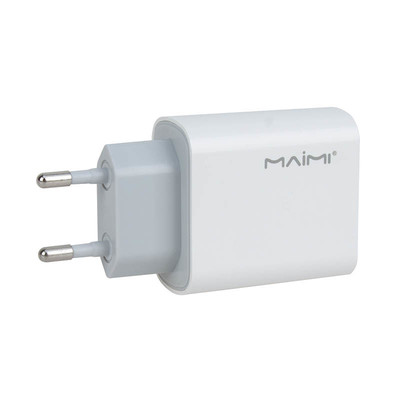 Сетевая зарядка Maimi C62 USB+PD3.0 Type-C порт 20W 3A белая